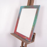 Children's colourful Wooden Framed Mirror