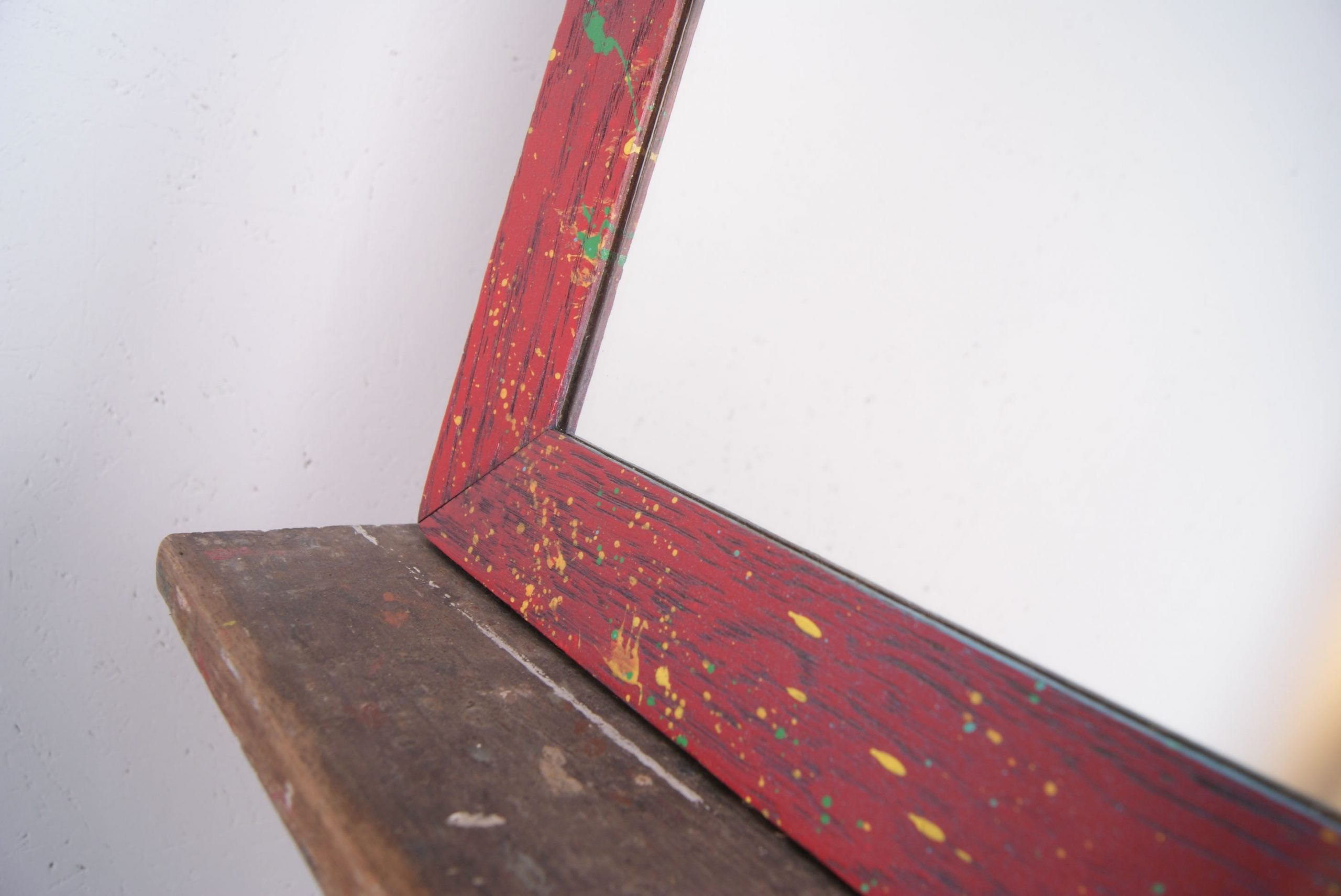 Children's colourful Wooden Framed Mirror