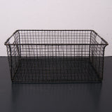 Children's Black Metal Storage Baskets