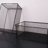 Children's Black Metal Storage Baskets
