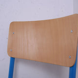 Children's Turquoise Metal Legged Chairs
