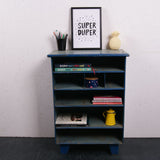 Children's Blue Metal Industrial Storage Unit