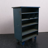 Children's Blue Metal Industrial Storage Unit