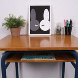 Children's Customised Metal Legged Desk with Shelf