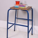 Children's Vintage Blue Metal Legged Stools