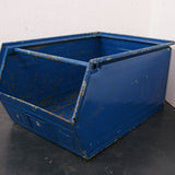 Children's Large Blue Metal MARS Stackable Storage Crates