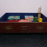 Children's Blue Storage Drawer on Castors