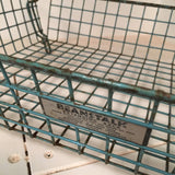Vintage Light Blue Beanstalk Wire Storage Rack