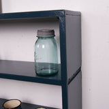Children's Blue Wooden Bookcase