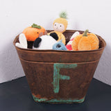 Children's Brown Metal Storage Basket from Portugal