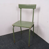 Children's Green Metal Legged Chairs