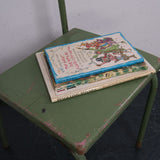 Children's Green Metal Legged Chairs
