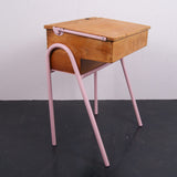 Children's Customised Metal Legged Single desk with Lift Up Lid
