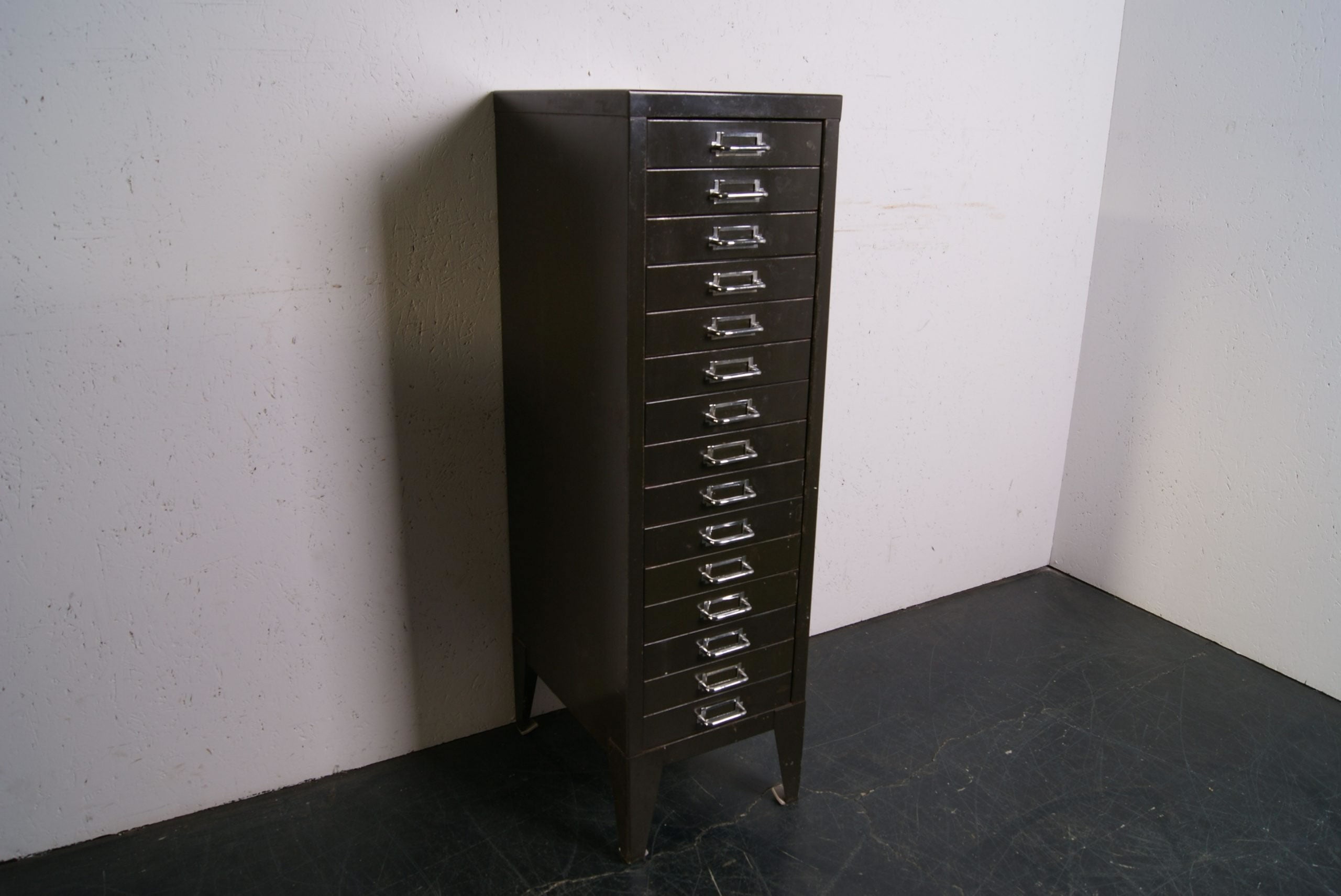 Dark Green Filing Cabinet