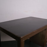 Children's Dark Green Metal Desk with Drawers