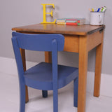 Children's Vintage Esavian Single School Desk with Lift up Lid