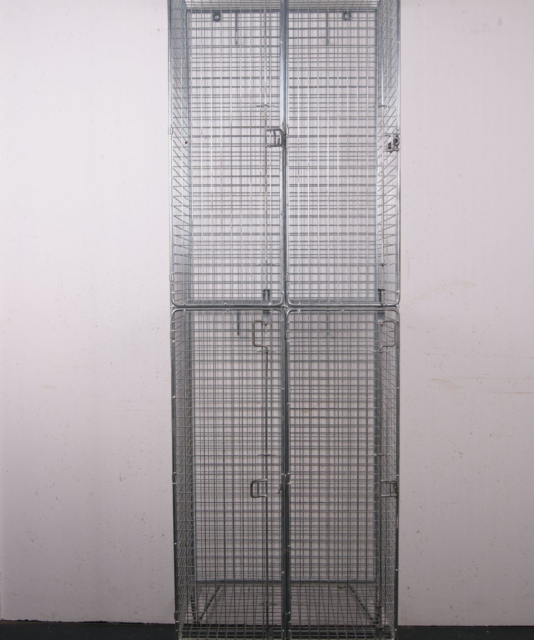 Children's Double Metal Locker with Four Compartments