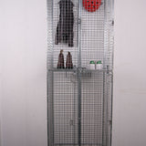 Children's Double Metal Locker with Four Compartments