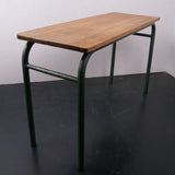 Children's Green Metal Legged Table