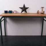 Children's Green Metal Legged Table