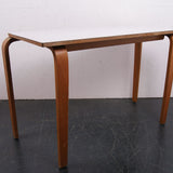 Children's Esavian Table with Formica Top and Curved Wooden Legs