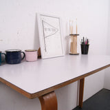 Children's Esavian Table with Formica Top and Curved Wooden Legs
