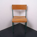 Children's Green Metal Legged Esavian Stackable Chairs