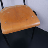 Children's Black Framed Metal Chairs