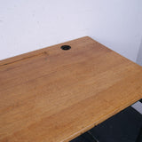Children's Tall French Dark Green Metal Legged Desk