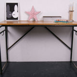 Children's Tall French Dark Green Metal Legged Desk