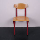 Children's French Pink Metal Legged Stackable Chairs