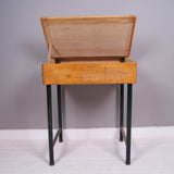 Children's Vintage French Single Desk with Lift up Lid