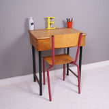 Children's Vintage French Single Desk with Lift up Lid