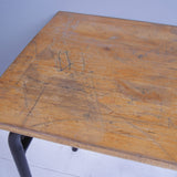 Children's Vintage French desk/table with Tubular Legs