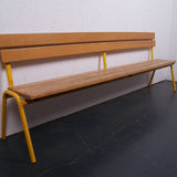 Children's French Yellow Metal Legged Bench