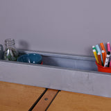 Children's Galvanised Metal Storage Tray/Desk Tidy