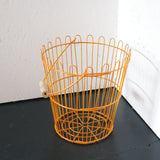 Children's Gold Wire Storage Basket with Handle
