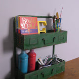 Children's Green Metal Storage Unit