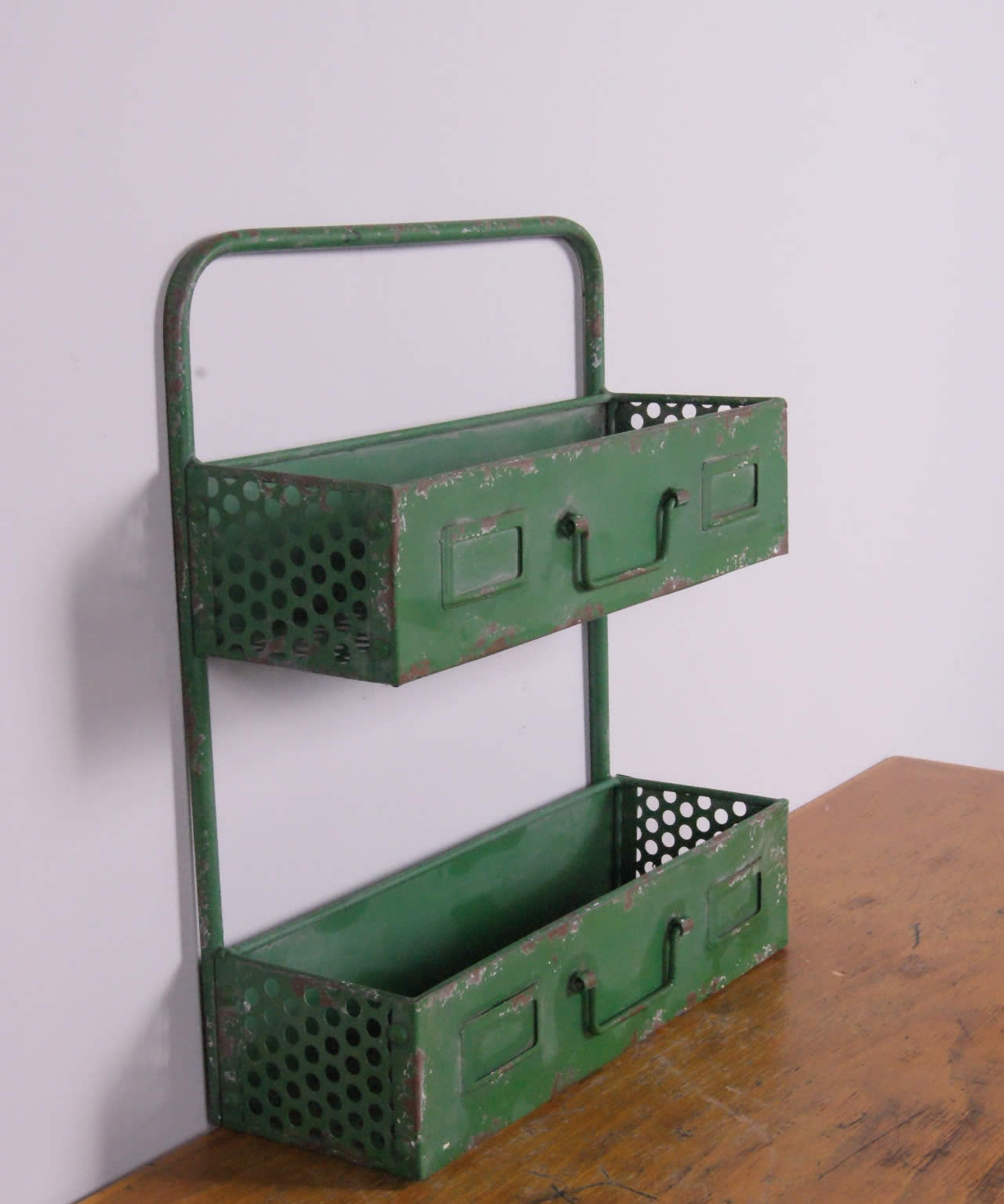 Children's Green Metal Storage Unit