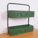 Children's Green Metal Freestanding Storage Unit