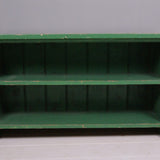 Children's Vintage Green Wooden Storage Unit