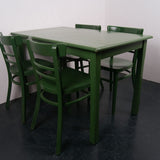 Wooden Green Table and Chair Sets from Brussels