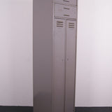 Children's Grey Industrial Double Locker