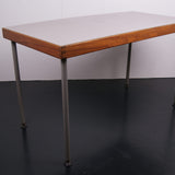 Children's Grey Formica Topped Table with Wooden Frame