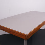 Children's Grey Formica Topped Table with Wooden Frame