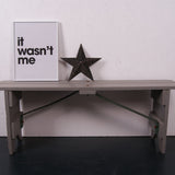 Children's Grey It Wasn't Me Print by Gayle Mansfield