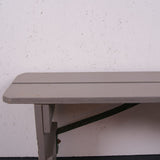 Children's French Wooden Grey Bench