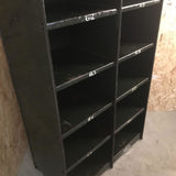 Industrial Pigeon Hole Storage Unit with Wooden Top