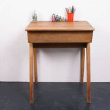 Children's Kingfisher Single Wooden Desk with Lift up Lid