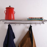 Children's Aluminium Shelving Rack with Hooks